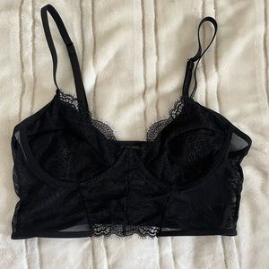 Black lace cami tank